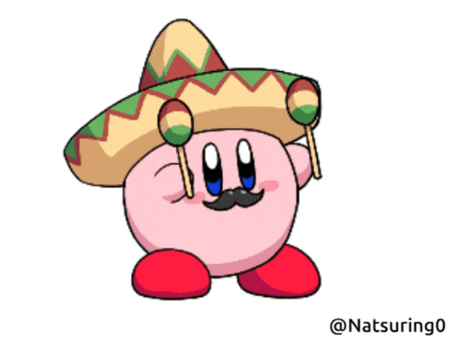 Kirby Sombrero GIF