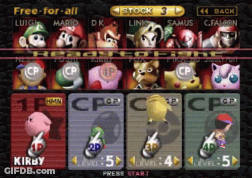 Kirby Video Game Screenshot GIF