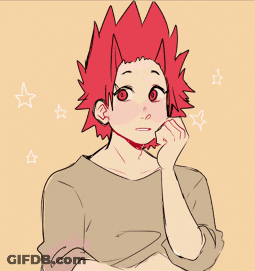 Kirishima Blushing Cute GIF