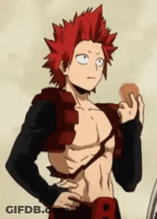 Kirishima Eating Cake GIF