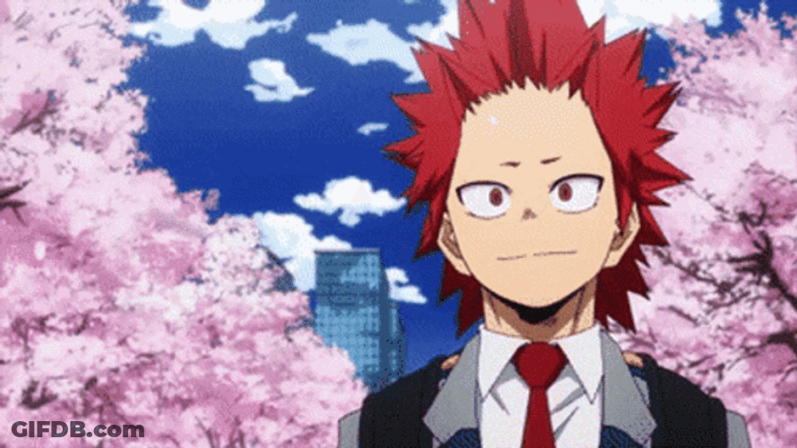Kirishima Happy Thanks GIF