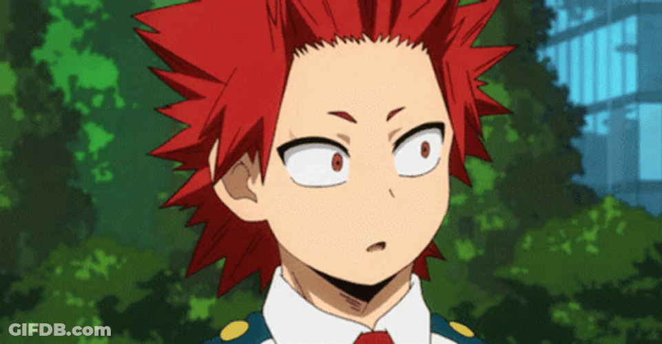 Kirishima Reassuring Look GIF