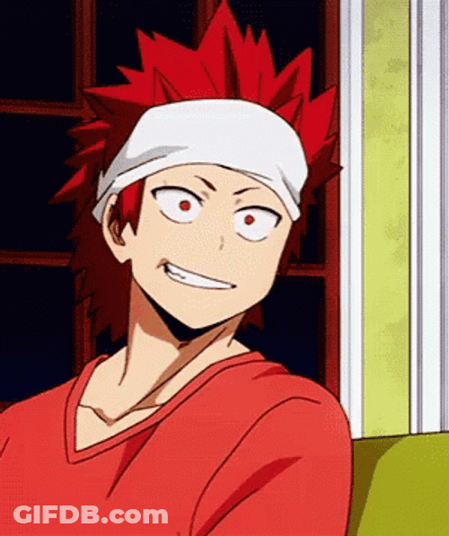 Kirishima Wearing White Head Band GIF