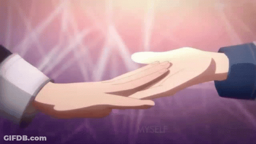 Kirito And Eugeo Handshake GIF