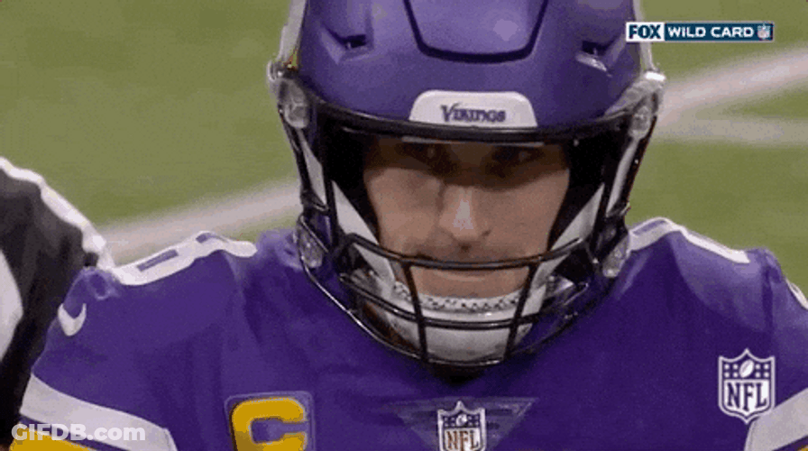 Kirk Cousins Depressed On Football Game GIF