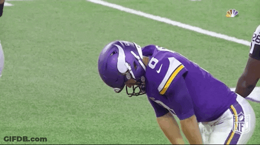 Kirk Cousins Frustrated Nft Football Game GIF