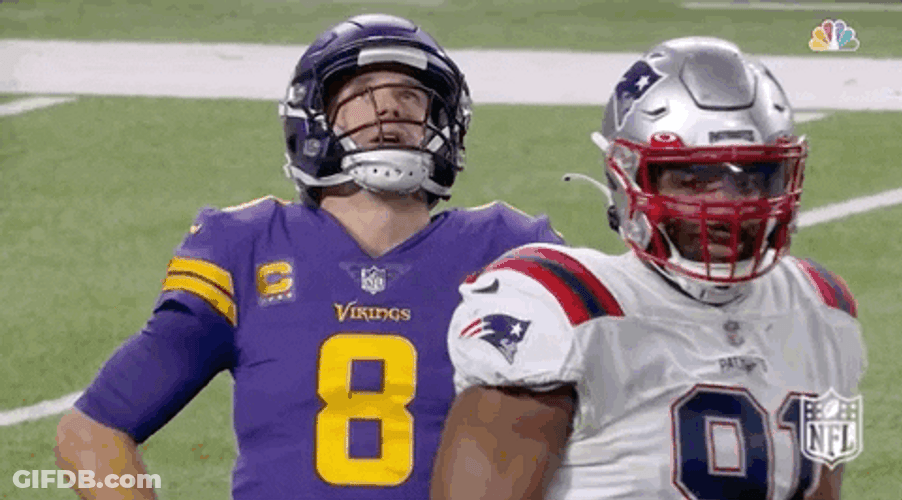 Kirk Cousins Look Up GIF