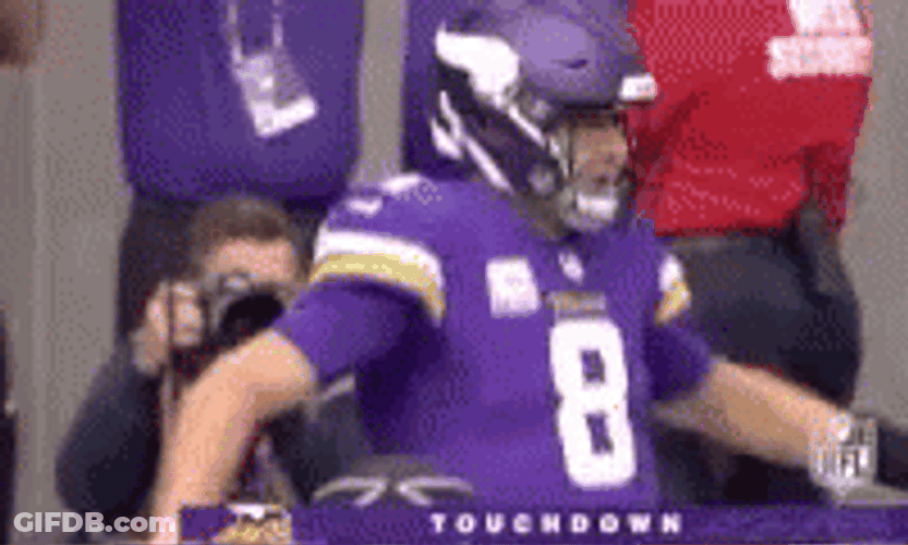 Kirk Cousins Minnesota Vikings Dance Yes GIF