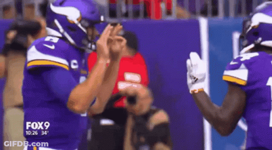 Kirk Cousins Won This Matchup GIF
