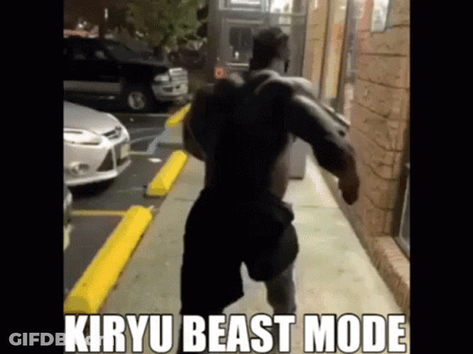 Kiryu Beast Mode Meme GIF