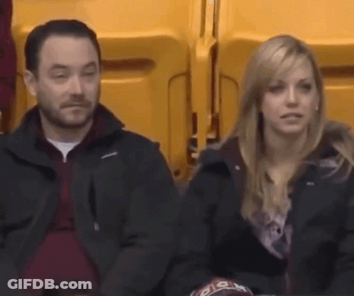 Kiss Cam Sister GIF