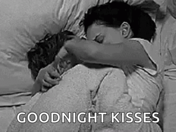 Kiss Goodnight Couple Kiss GIF