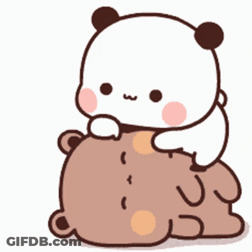 Kiss Goodnight Cute Bears GIF