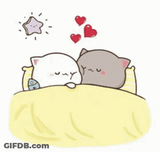 Kiss Goodnight Peach Goma GIF