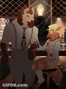 Kiss Hot Furry Yiff GIF