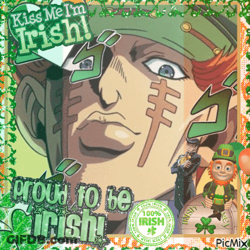 Kiss Me I'm Irish Proud To Be Irish GIF