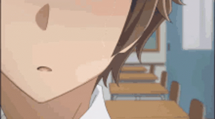 Kiss On Cheek Anime GIF