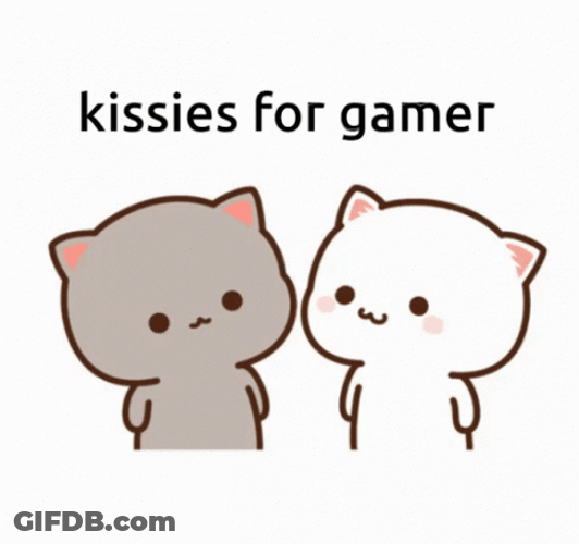 Kisses For Gamer GIF