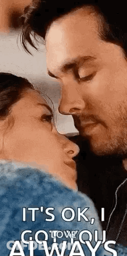 Kissing Couple It's Ok I Love You Always GIF