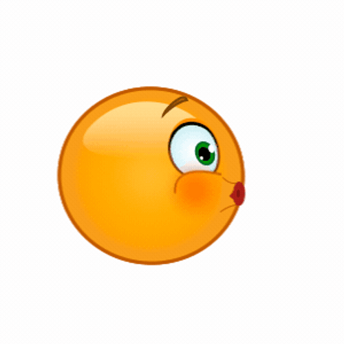 Kissing Sideways Emoji FunArt GIF