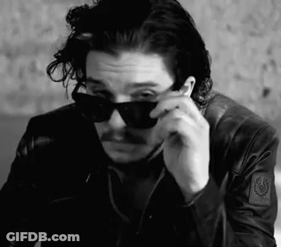 Kit Harrington Jon Snow Actor Taking Off Sunglasses GIF