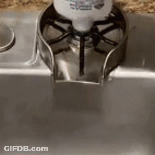 Kitchen Sink With Soap Bottle GIF
