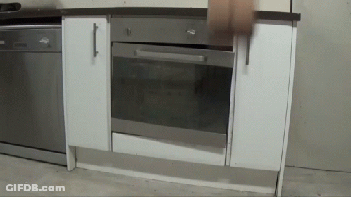 Kitchen With Stainless Steel Appliances GIF