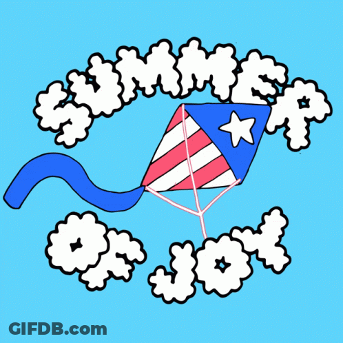 Kite Saying Summer On Joy GIF