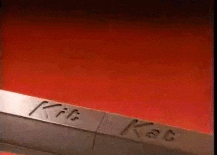 KitKat Chocolate Bar Snapped In Half GIF