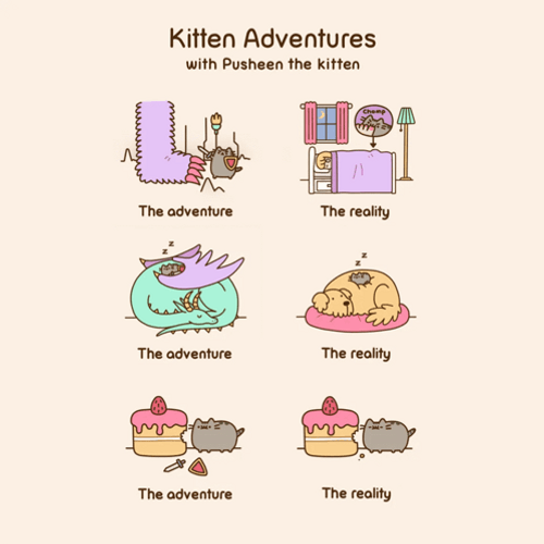 Kitten Pusheen Adventure GIF