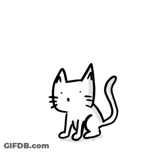 Kitty Eyes Cartoon Cat GIF