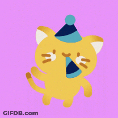Kitty Party Cat Birthday GIF