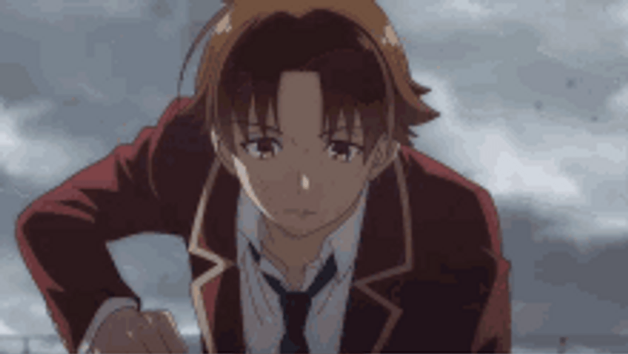 Kiyotaka Ayanokoji You Zitsu Punching GIF