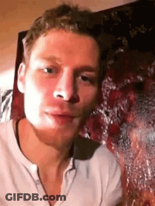 Klaus Mikaelson Blowing A Kiss GIF