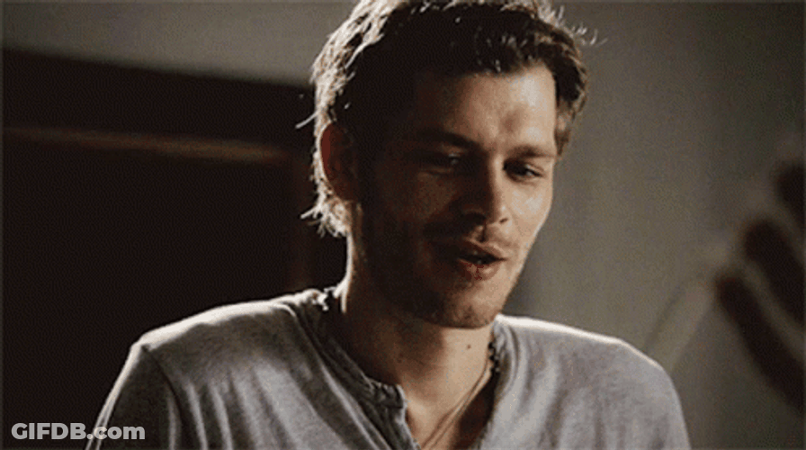 Klaus Mikaelson In Awe GIF
