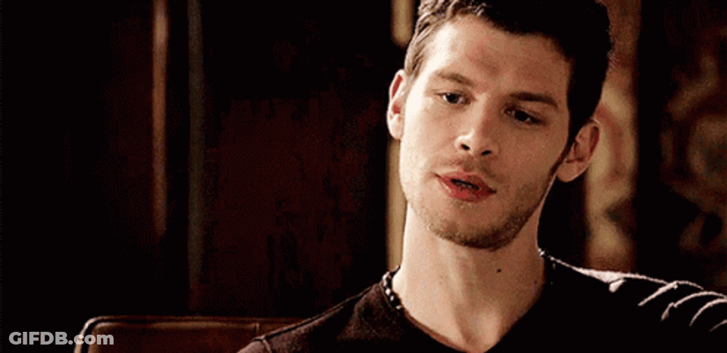 Klaus Mikaelson In Love Smile GIF