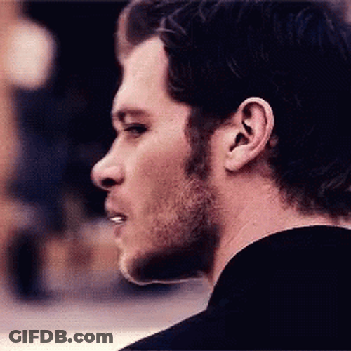 Klaus Mikaelson Looking Back GIF