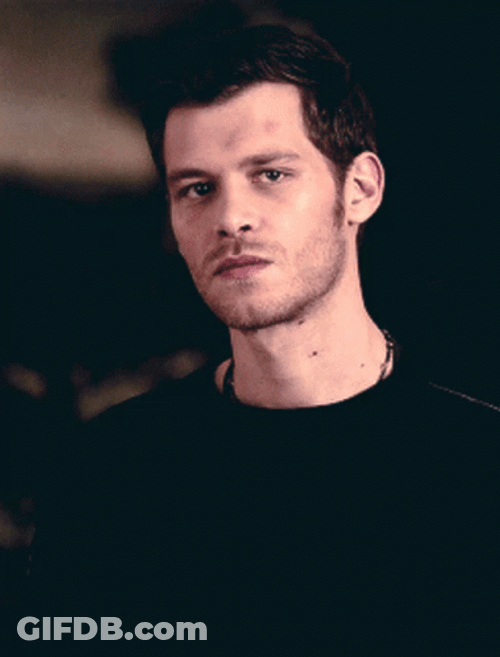 Klaus Mikaelson Mad Look GIF