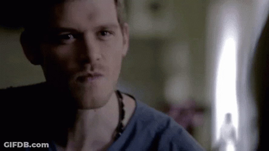 Klaus Mikaelson Mad Talking Debate GIF
