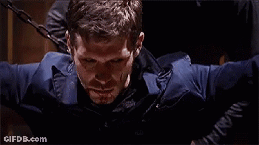 Klaus Mikaelson Scary Stare GIF