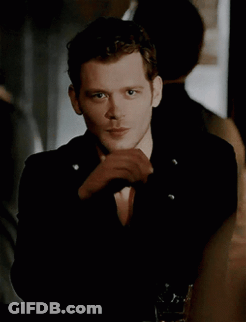Klaus Mikaelson Teasing Hi GIF