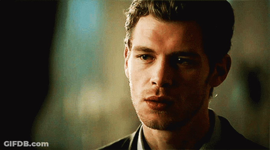 Klaus Mikaelson Thinking & Looking GIF