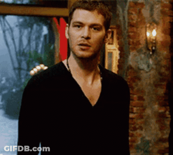 Klaus Mikaelson Walking Handsomely GIF
