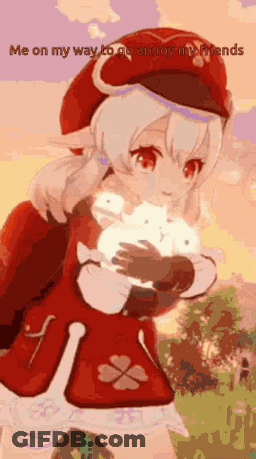 Klee Annoy My Friends GIF