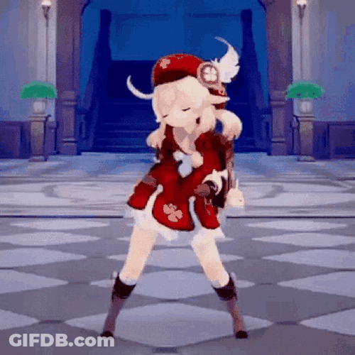 Klee Dancing Hips Sway GIF