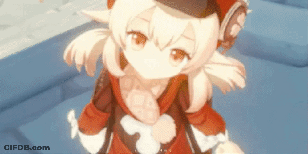 Klee Happy Bowed Down GIF
