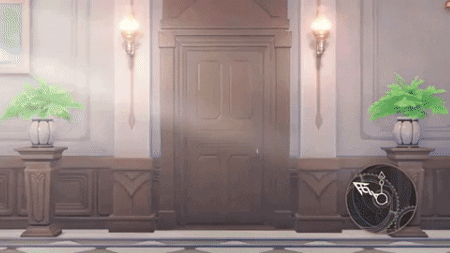 Klee Opening Door Hello GIF