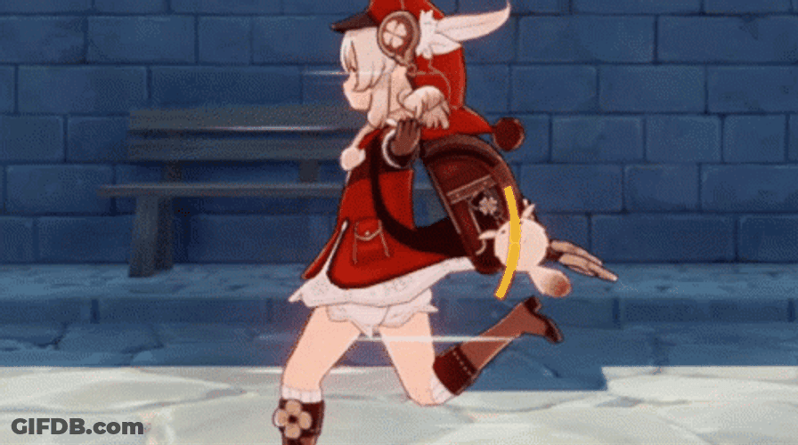 Klee Running Fast GIF