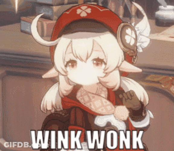Klee Wink Wonk GIF