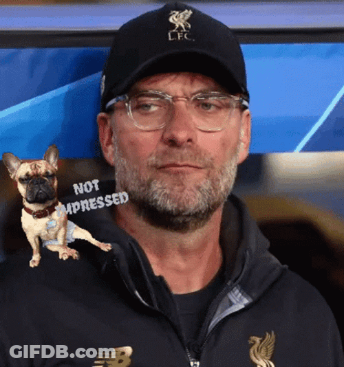 Klopp Not Impressed GIF